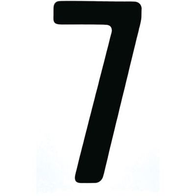 トラスコ中山 TRUSCO カッティング文字50mm 黒 7 CS50BK-7 1枚 256-4539（直送品）