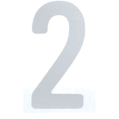 トラスコ中山 TRUSCO カッティング文字50mm 白 2 CS50W-2 1枚 256-4552（直送品）