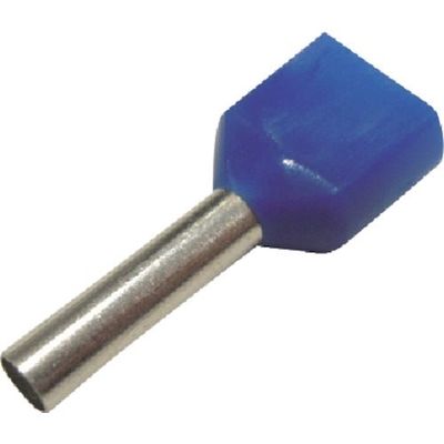 大同端子製造 DST ツインフェルール形端子(100個入り)青 FEI2.5-13X2 1袋(100個) 352-7775（直送品）