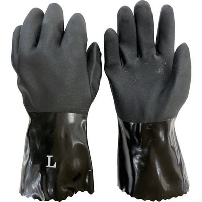 三重化学工業 ミエローブ 耐油シームレスブラック 3双組 LL NO.404-3 1組(3双) 354-7526（直送品）