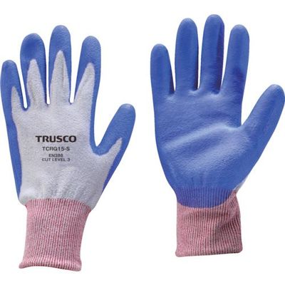 トラスコ中山 TRUSCO 耐切創手袋 15G ポリウレタンコーティング Sサイズ TCRG15-S 1双 256-0873（直送品）