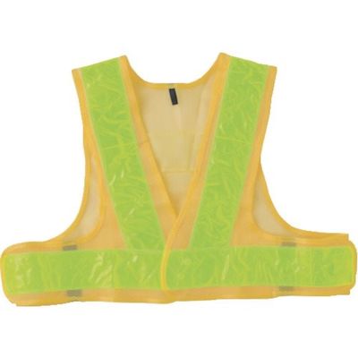 トラスコ中山 TRUSCO 安全ベスト イエロー*イエロー ショート丈 ポリエステル製 TKA-560A 1着 362-3080（直送品）