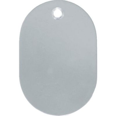 トラスコ中山 TRUSCO 小判札 大 60X40mm 5枚入 クリア THFL-CL 1パック(5枚) 262-1471（直送品）