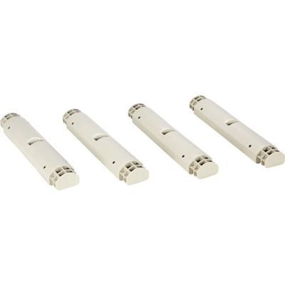 トラスコ中山 TRUSCO プラ棚用 脚のみ4本セット 高さ372mm用 ネオグレー TPT-372KA 1セット(4本) 262-9942（直送品）