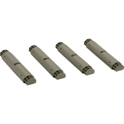 トラスコ中山 TRUSCO プラ棚用 脚のみ4本セット 高さ372mm用 つや消しОD TPT-372K-MOD 1セット(4本)（直送品）