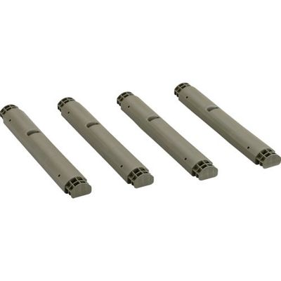 トラスコ中山 TRUSCO プラ棚用 脚のみ4本セット 高さ515mm用 つや消しОD TPT-515K-MOD 1セット(4本)（直送品）