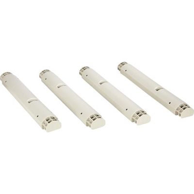 トラスコ中山 TRUSCO プラ棚用 脚のみ4本セット 高さ515mm用 ネオグレー TPT-515KA 1セット(4本) 262-9937（直送品）