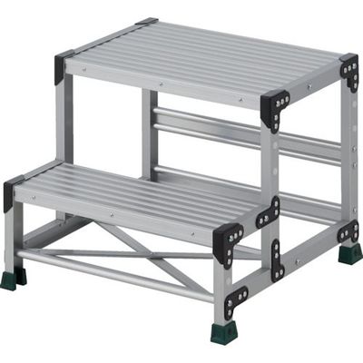 トラスコ中山 TRUSCO 作業用踏台 2段 ステップ奥行200 高さ0.50m 天板600X400 TSF-265 1台 258-0906（直送品）