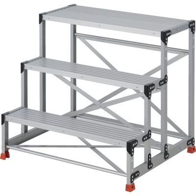 トラスコ中山 TRUSCO 作業用踏台 3段 ステップ奥行200 高さ0.90m 天板1000X400 TSF-3109 1台（直送品）