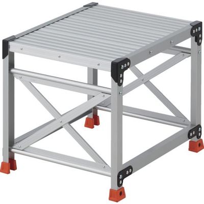 トラスコ中山 TRUSCO 作業用踏台 1段 高さ0.5m 天板500×600 TSF-1565 1台 258-0869（直送品）