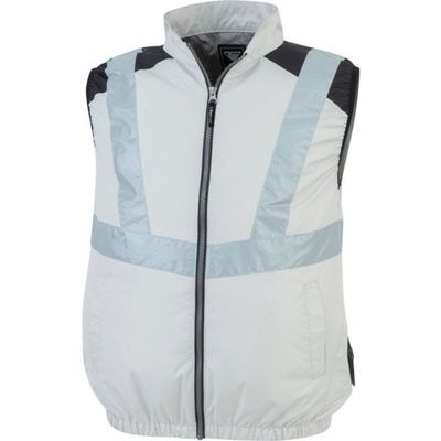 ジーベック XEBEC 空調服ベストXE98025ー22ーL シルバーグレー XE98025-22-L 1着 369-0371（直送品）