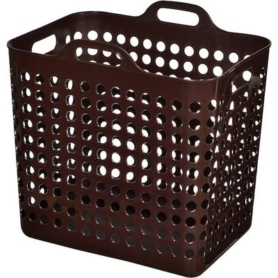 ヒマラヤ化学工業所 ヒマラヤ化学 ポピンズ バスケット 1572 L型ブラウン 458×336×445 157229 1セット(16個)（直送品）