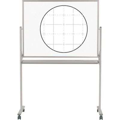 馬印 両面脚付ホーローホワイト暗線入/無地 MH34TDXN 1台 256-8010（直送品）