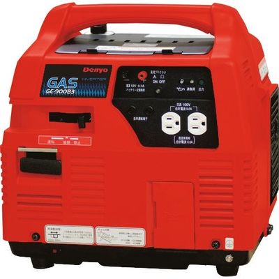 デンヨー ブタンガスエンジン発電機 GE-900B3 1台 259-9502（直送品）