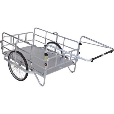 ハラックス HARAX アルミ製折り畳み式大型リヤカー コンパック(ノーパンク24インチタイヤ) HC-1208N-24 1台（直送品）