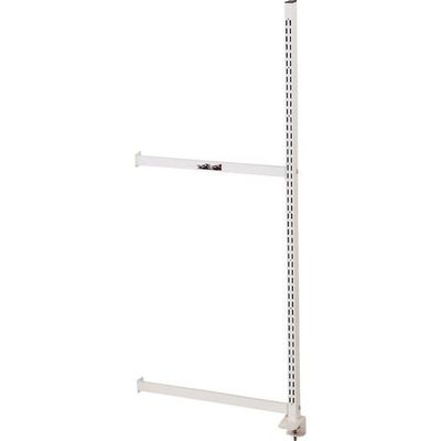 山金工業 ヤマテック マルチシステム W600×D254×H1300mm 基本形 連結 シルキーホワイト NK-0613R 1台（直送品）