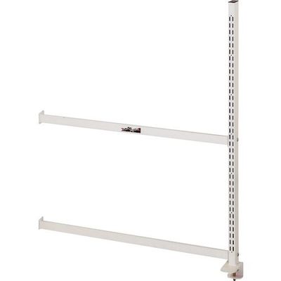 山金工業 ヤマテック マルチシステム W900×D254×H1000mm 基本形 連結 シルキーホワイト NK-0910R 1台（直送品）