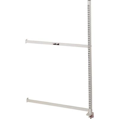 山金工業 ヤマテック マルチシステム W900×D254×H1300mm 基本形 連結 シルキーホワイト NK-0913R 1台（直送品）