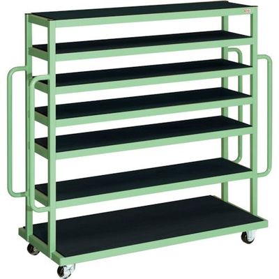 大阪製罐 OS 生爪保管ラック 間口1200×奥行500×高さ1290mm(ニトリルゴム貼り) NHR7N 1台 324-3295（直送品）