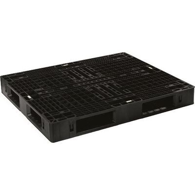 日本プラパレット NPC 輸出梱包用プラスチックパレットEXM-1311 両面四方差し EXM-1311-BK 175-4538（直送品）