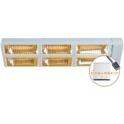 エルコム 遠赤外線融雪装置”解けルモ6灯制御盤&降雪センサセット TK-C6000-SET 1セット 434-6852（直送品）