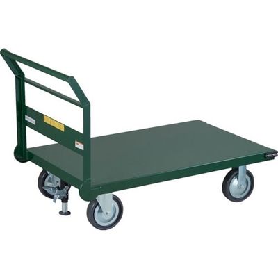 トラスコ中山 TRUSCO 鋼鉄製運搬車 1トン 1200X750 ダーコキャスター仕様 ストッパー付 SH10-1DS 1台（直送品）