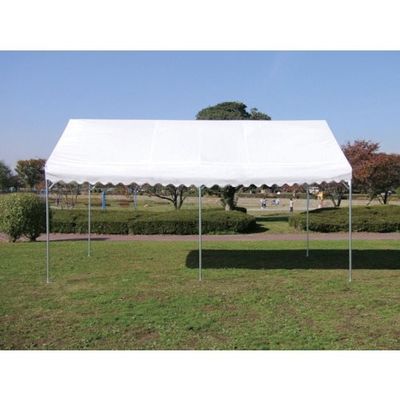 ゴトー工業 ゴトー 集会用テント ニューパイプテント 白天幕 1間x2間 NP-12 1式 346-6354（直送品）