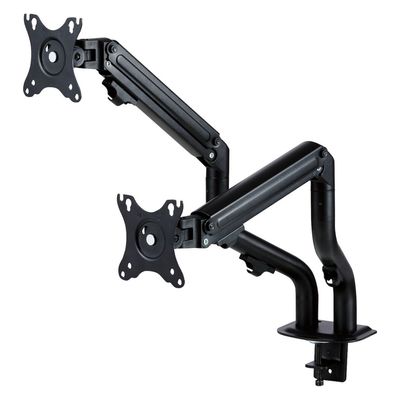 モニターアーム デュアル 2画面 17～32インチ 耐荷重約2~8kg(×2) ブラック DPA-DL05BK エレコム 1個（直送品）