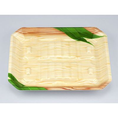 トレー　匠筏25-19-26A笹木目　600枚(50枚×12) 0052519611470　シーピー化成（直送品）