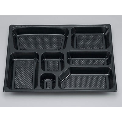 仕出弁当　U-77-B 黒　120枚(20枚×6) 0110077200523　シーピー化成（直送品）