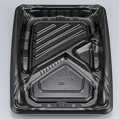 弁当容器　BFみくら7-1 黒 本体　800枚(50枚×16) 0140607010525　シーピー化成（直送品）