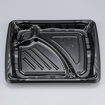 弁当容器　BFみくら8S-3 黒 本体　800枚(50枚×16) 0140608530525　シーピー化成（直送品）