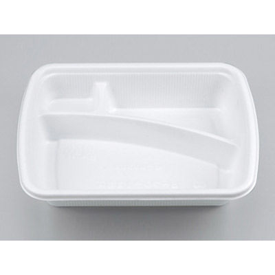 弁当容器　BFランチ1オカズホワイト本体　1200枚(50枚×24) 0140901020075　シーピー化成（直送品）