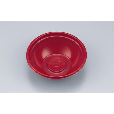 麺・スープ容器　BF丸わん13 朱本体　1200枚(50枚×24) 0140813005055　シーピー化成（直送品）