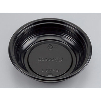 どんぶり容器　BF丼内4 黒つづみ本体　600枚(50枚×12) 0142004001145　シーピー化成（直送品）