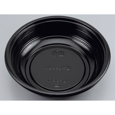 どんぶり容器　BF丼内7 黒つづみ本体　600枚(50枚×12) 0142007001145　シーピー化成（直送品）