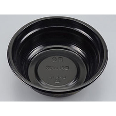 どんぶり容器　BF丼14 黒つづみ本体　600枚(50枚×12) 0142114001145　シーピー化成（直送品）