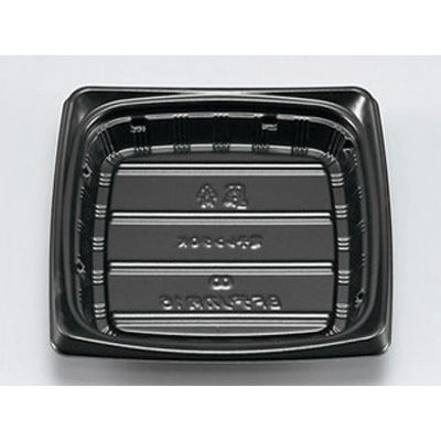 惣菜容器　BFデリカ内16 黒本体　1200枚(50枚×24) 0143300160008　シーピー化成（直送品）