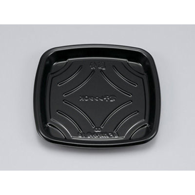 惣菜容器　BFお好み角18黒本体　1200枚(50枚×24) 0145518000525　シーピー化成（直送品）