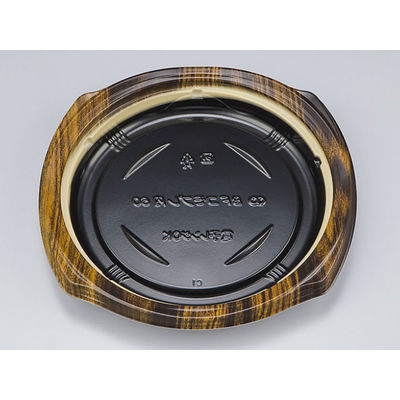 惣菜容器　BFコモプレ内60 ウッドC本体　600枚(50枚×12) 0147860007955　シーピー化成（直送品）