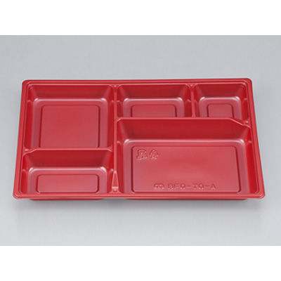 弁当容器　BFO-70-A赤BS　600枚(50枚×12) 0150070103263　シーピー化成（直送品）