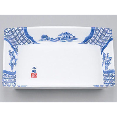 刺身・鮮魚容器　V-306 小紋山水　600枚(50枚×12) 0210306000490　シーピー化成（直送品）