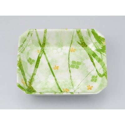 惣菜容器　V-惣菜28深 よつば緑　2000枚(50枚×40) 0216028605080　シーピー化成（直送品）