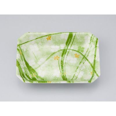 惣菜容器　V-惣菜30 よつば緑　2500枚(50枚×50) 0216030005080　シーピー化成（直送品）