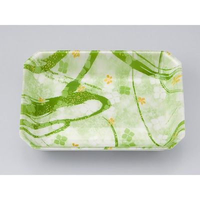 惣菜容器　V-惣菜36深 よつば緑　1600枚(50枚×32) 0216036605080　シーピー化成（直送品）