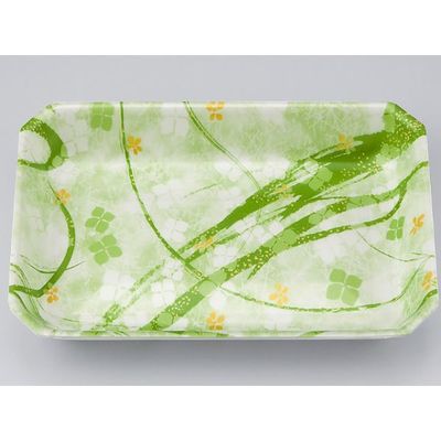 惣菜容器　V-惣菜50深 よつば緑　1500枚(50枚×30) 0216050605080　シーピー化成（直送品）