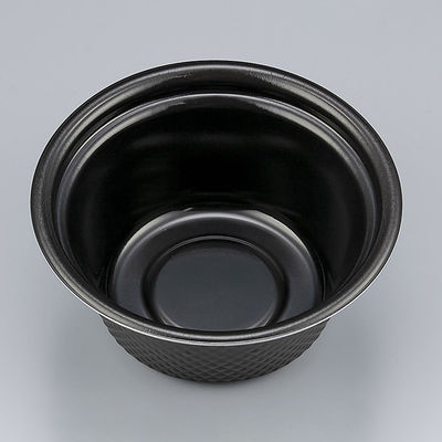 どんぶり容器　TNパイン17 黒本体　600枚(50枚×12) 0250617000525　シーピー化成（直送品）