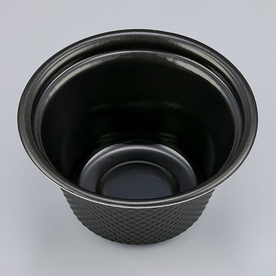 どんぶり容器　TNパイン17深 黒本体　600枚(50枚×12) 0250617060525　シーピー化成（直送品）