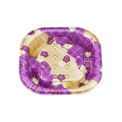 惣菜容器　TNえにし1 小花紫 本体　2500枚(50枚×50) 0256001004915　シーピー化成（直送品）