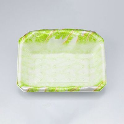 刺身トレー SFサシミ64 大海緑 本体　800枚(50枚×16) 0271264004465　シーピー化成（直送品）